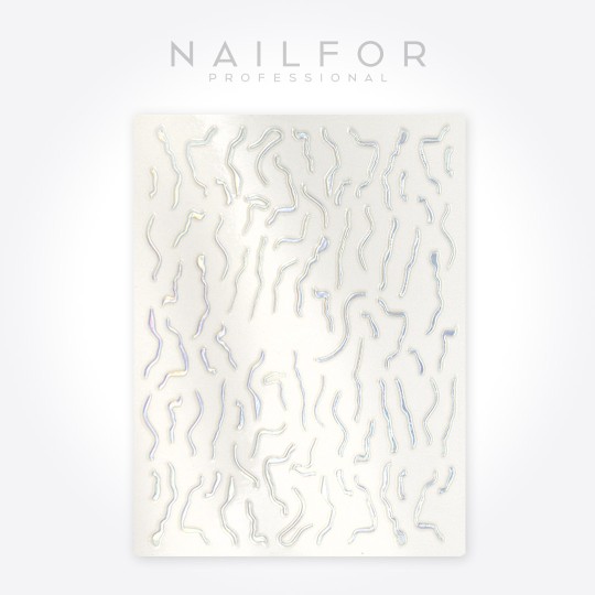 nail art decoration nail reconstruction ADHESIVES Stickers ST655 aurora Nailfor €1.99