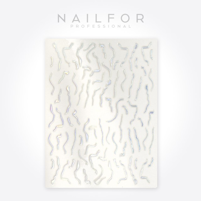 Décoration nail art reconstruction ongle ADHÉSIFS Stickers ST655 aurora Nailfor 1,99 €