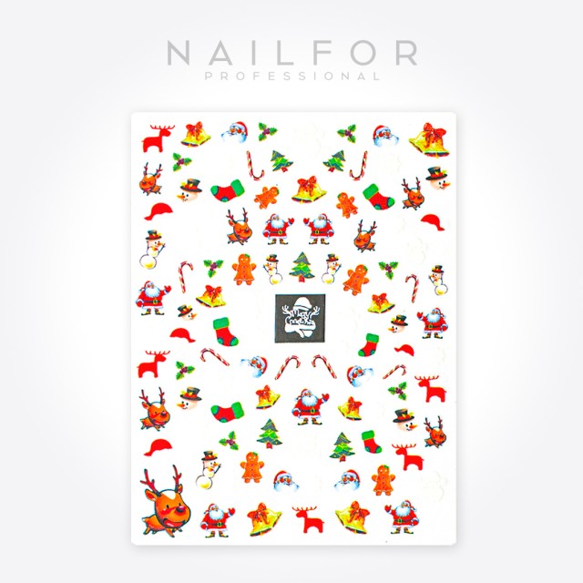 Décoration nail art reconstruction ongle Stickers ADHÉSIFS ST660 ongle cerf Nailfor 1,99 €