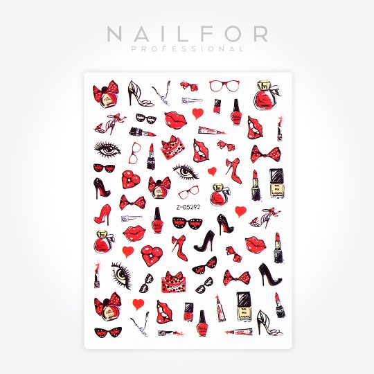 decorazione nail art ricostruzione unghie ADESIVI STICKERS ST706 Nailfor 1,99 €