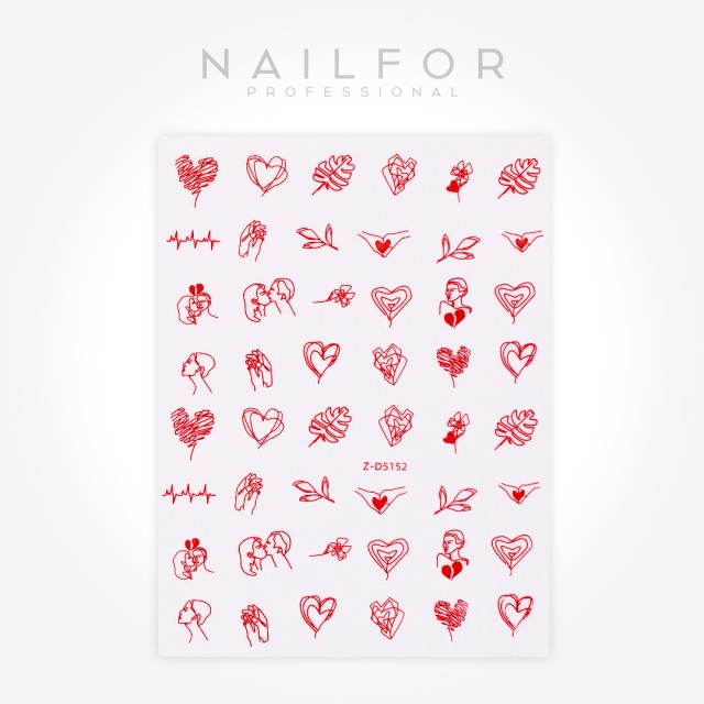 decorazione nail art ricostruzione unghie ADESIVI STICKERS ST710 Nailfor 1,99 €