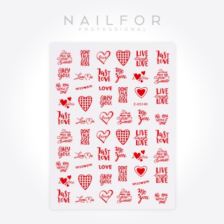 Décoration nail art reconstruction ongle ADHÉSIFS Stickers ST711 Nailfor 1,99 €
