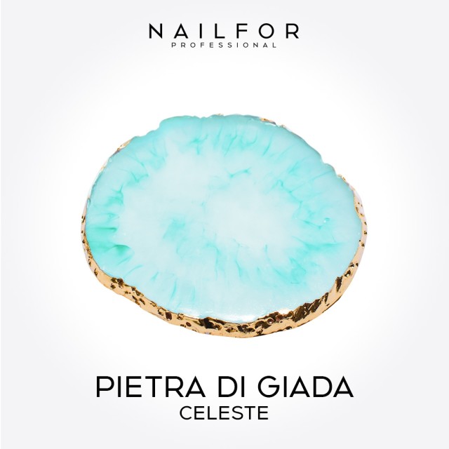 accessori per unghie, nails nail art alta qualità PIETRA DI GIADA - Celeste Nailfor 4,99 € Nailfor