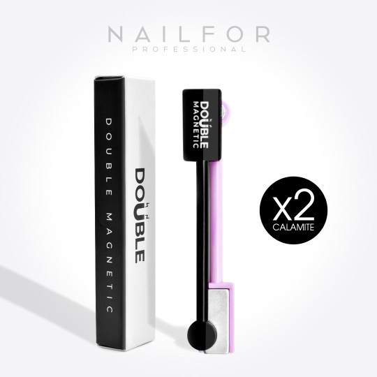 Semipermanente smalto colore per unghie: 2 CALAMITA MAGNETE DOPPIA PER CAT'S EYE - PINK E NERO Nailfor 4,99 €