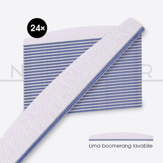 nail accessories, nails nail art high quality 24x Boomerang FILE Anima Blu - High quality Nailfor €19.99 Nailfor