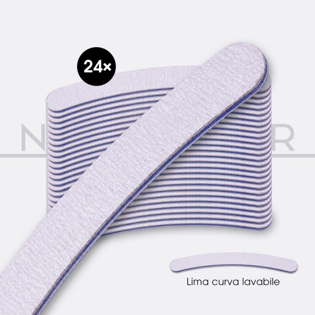 accessori per unghie, nails nail art alta qualità 24x LIMA CURVA Anima Blu - Alta qualità Nailfor 18,99 € Nailfor