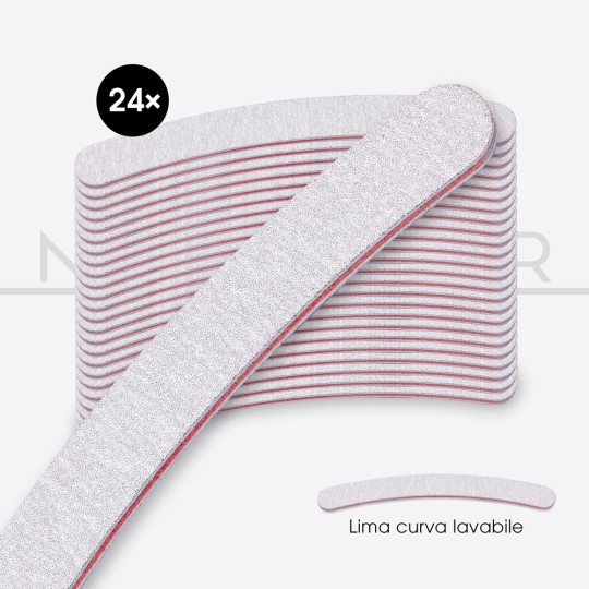 nail accessories, nails nail art high quality 24x PROFESSIONAL CURVED FILE - Red Soul Nailfor €14.99 Nailfor