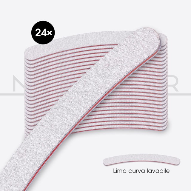 accesorios para uñas, nails nail art alta calidad 24x LIMA CURVA PROFESIONAL - Red Soul Nailfor 14,99 € Nailfor