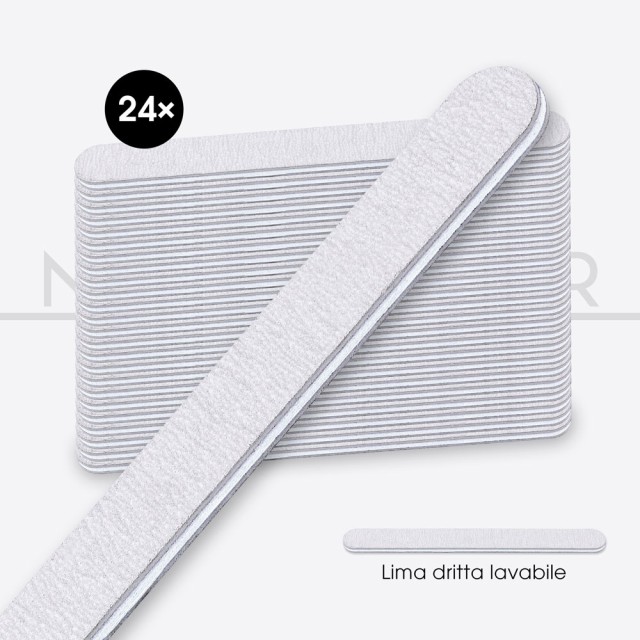 24x FILE STRAIGHT with high abrasiveness - white core