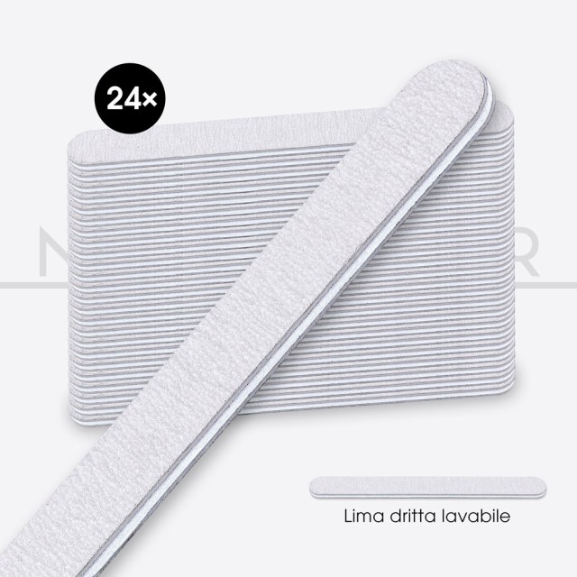Accessoires pour ongles, nails nail art haute qualité 24x LIME DROITE HAUTEMENT ABRASIVE - WHITE SOUL Nailfor 14,99 € Nailfor
