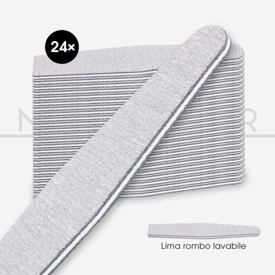 nail accessories, nails nail art high quality 24x HIGH ABRASIVE RHOMBUS FILE - WHITE SOUL Nailfor €14.99 Nailfor