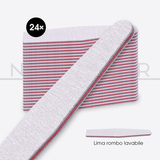nail accessories, nails nail art high quality 24x PROFESSIONAL RHOMBUS FILE - Red Soul Nailfor €14.99 Nailfor