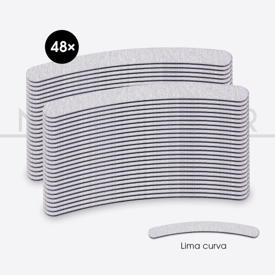 nail accessories, nails nail art high quality 48x BLACK CURVED FILE 100/180 Nailfor €14.99 Nailfor