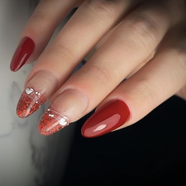 Gel de Uñas Reconstrucción AcrylGel Glitter Red Rose 30ML Nailfor 10,99€