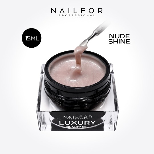 Gel per unghie ricostruzione ACRYLGEL SOFT - MICROGLITTER NUDE SHINE 15ML Nailfor 12,49 €