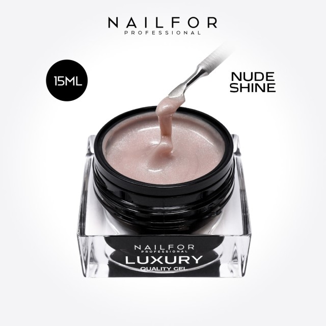 Gel per unghie ricostruzione ACRYLGEL SOFT - MICROGLITTER NUDE SHINE 15ML Nailfor 12,99 €