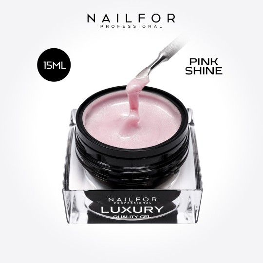 Gel per unghie ricostruzione ACRYLGEL SOFT - MICROGLITTER PINK SHINE 15ML Nailfor 12,49 €