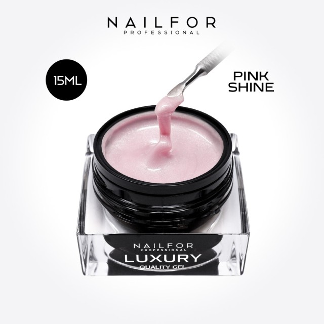 Gel per unghie ricostruzione ACRYLGEL SOFT - MICROGLITTER PINK SHINE 15ML Nailfor 12,99 €