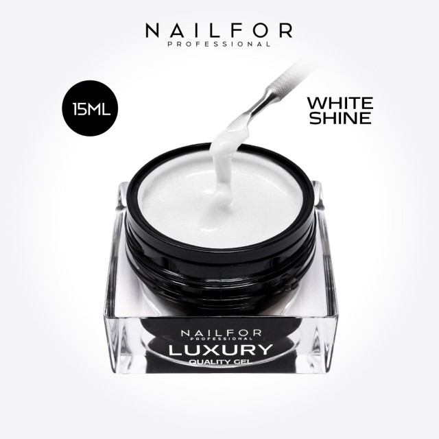 Gel per unghie ricostruzione ACRYLGEL SOFT - MICROGLITTER WHITE SHINE 15ML Nailfor 12,99 €