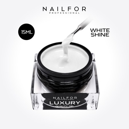 Gel per unghie ricostruzione ACRYLGEL SOFT - MICROGLITTER WHITE SHINE 15ML Nailfor 12,49 €