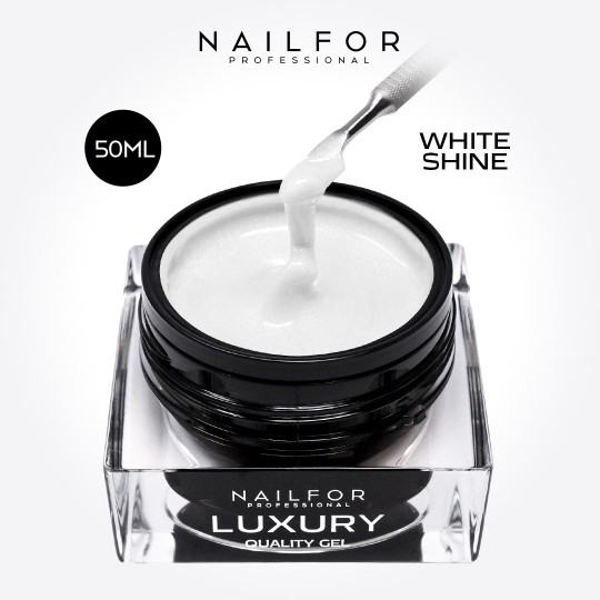 Nail Gel Reconstruction AcrylGel Soft - Microglitter White Shine 50ML Nailfor €19.99
