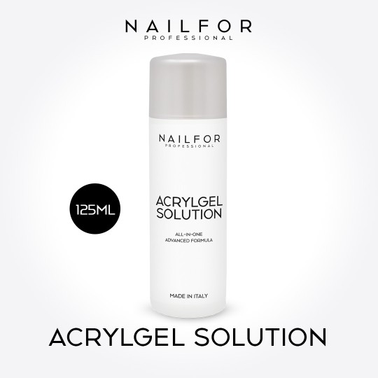 Nail reconstruction Gel AcrylGel Solution 125ml Nailfor €5.99