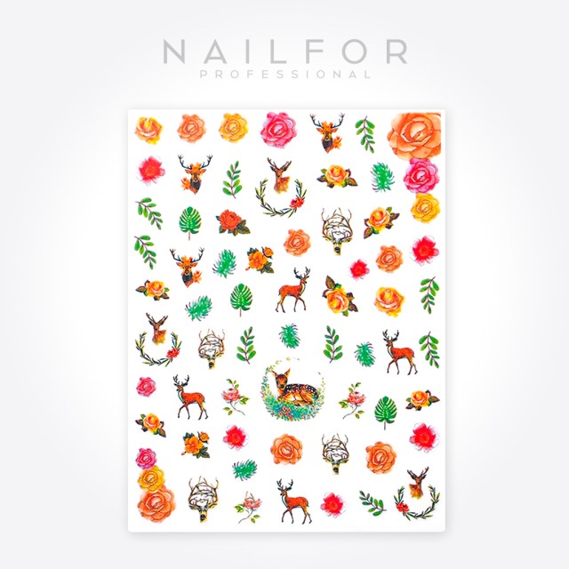 Decoración nail art , reconstrucción de uñas, ST570 Stickers Nailfor 1,99 €