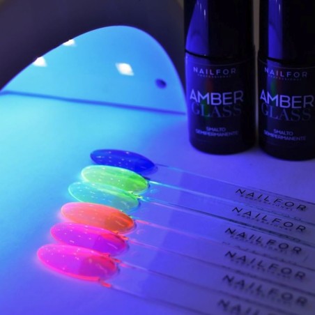 AMBER GLASS FLUO Smalto Semipermanente - 05FL