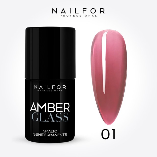 AMBER GLASS Vernis Semipermanent - 01