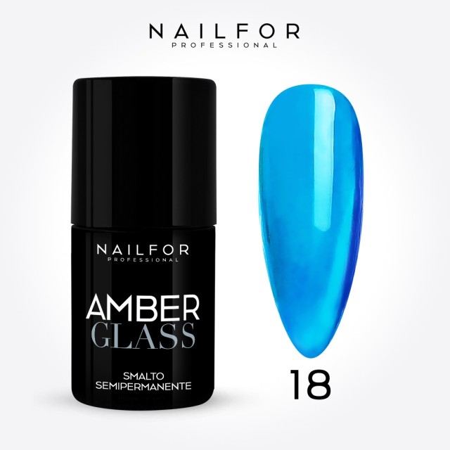 Esmalte de uñas semipermanente Amber Glass - 18