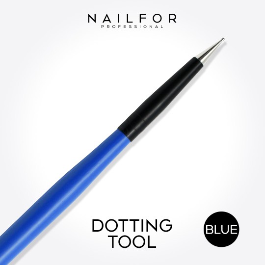 nail accessories, nails nail art high quality Applicator Blue Spotswirl Dotting Tool 1mm Nailfor €4.99 Nailfor