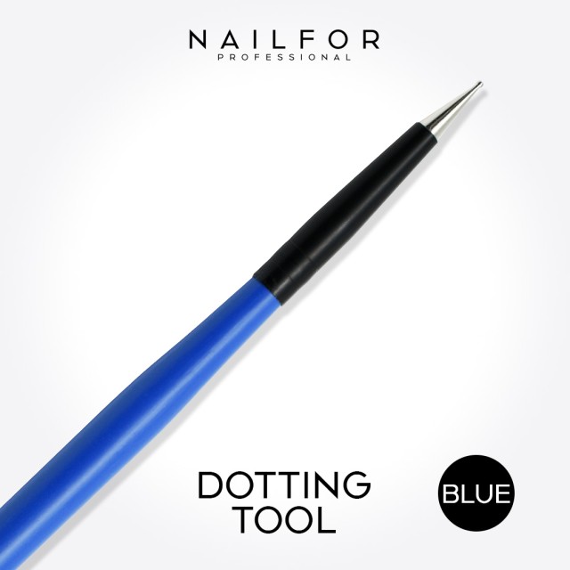 accessori per unghie, nails nail art alta qualità Applicatore Blu Spotswirl Dotting Tool 1mm Nailfor 4,99 € Nailfor