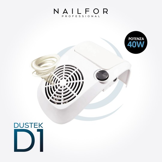 Matériel de reconstruction des ongles : Aspirateur de table Dustek D1 avec repose-main 40W 49,99 €