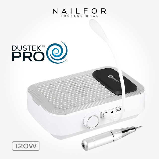 Équipement de reconstruction des ongles : aspirateur Dustek Pro 120W avec pièce à main de fraisage et ampoule Led 109,99 €