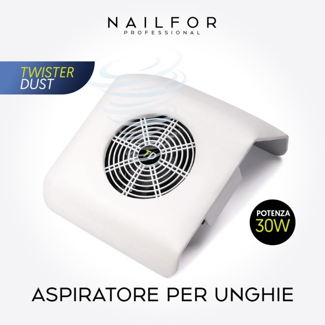 Aspirateur de table TwisterDust 30W Blanc