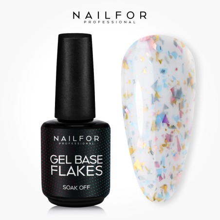 Semi-permanent nail polish color: Base Rubber Flakes - 03 Nailfor €11.99 Semi-permanent nail polish color: Base Rubber Flakes - 03 Nailfor €11.99