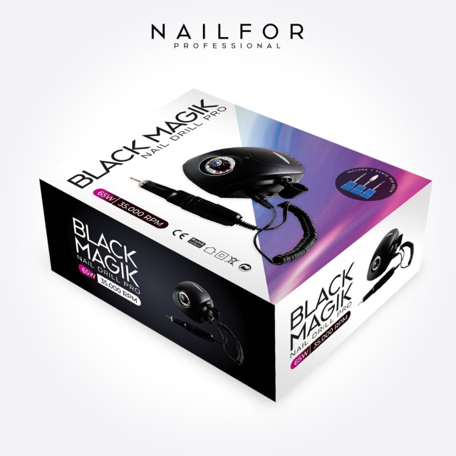 apparecchiature unghie ricostruzione: BLACK MAGIK FRESA PROFESSIONALE 35000 GIRI - ALTA QUALITA' 119,99 €