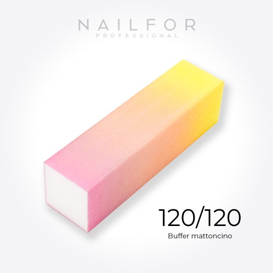 nail accessories, nails nail art high quality Buffer brick unicorn pink 120/120 - SINGLE Nailfor €0.99 Nailfor