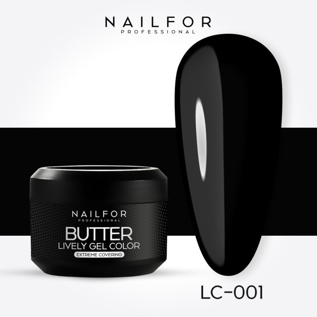 Butter High Density Gel Color - black lc001