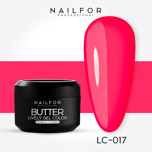 gel de couleur pour ongles, nail art , nails Gel Color haute densité Butter - LC017 | Nailfor 4,99 €