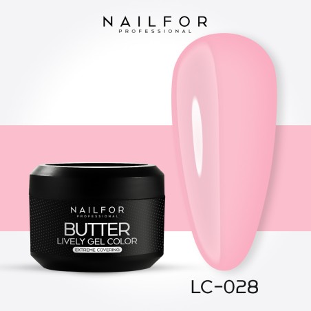 color gel para uñas, nail art , nails Color Gel de alta densidad Butter - LC028 | Nailfor 4,99 €
