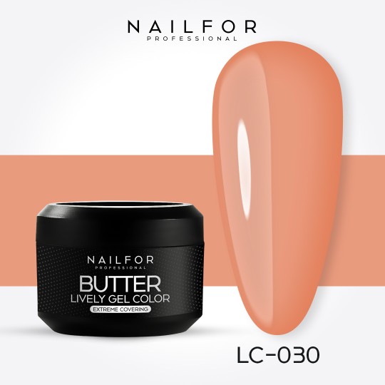 color gel para uñas, nail art , nails Color Gel de alta densidad Butter - LC030 | Nailfor 3,49 €
