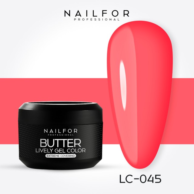 colore gel per unghie, nail art, nails Butter Alta Densità Gel Color - LC045 | Nailfor 4,19 €