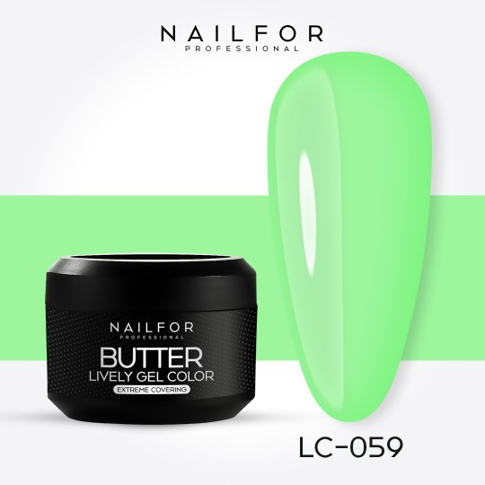 gel de couleur pour ongles, nail art , nails Gel Color haute densité Butter - LC059 | Nailfor 4,99 €