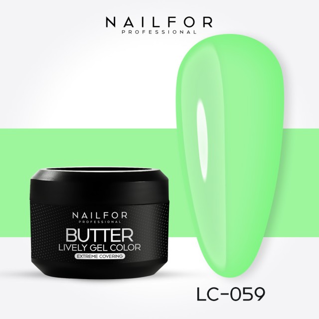 colore gel per unghie, nail art, nails Butter Alta Densità Gel Color - LC059 | Nailfor 4,89 €