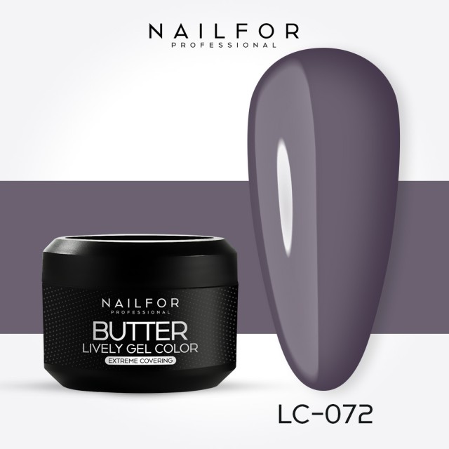 colore gel per unghie, nail art, nails Butter Alta Densità Gel Color - LC072 | Nailfor 4,19 €