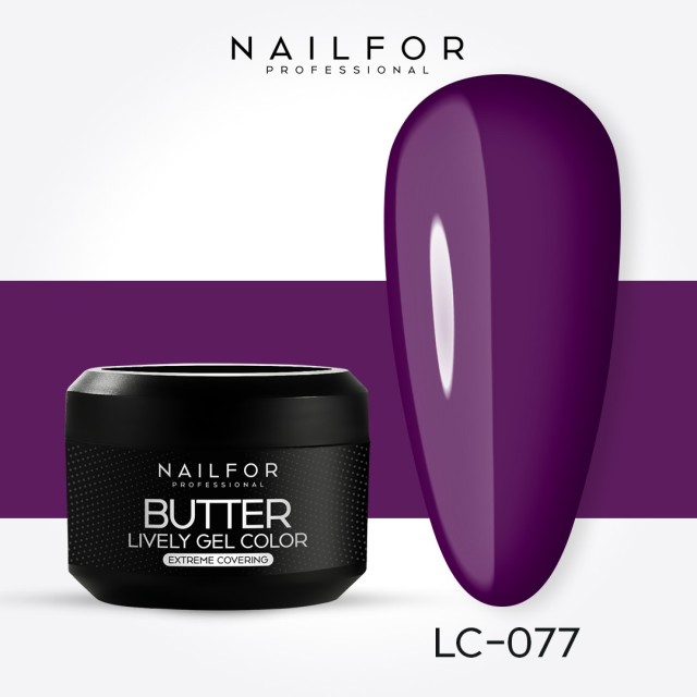 gel de couleur pour ongles, nail art , nails Gel Color haute densité Butter - LC077 | Nailfor 4,99 €