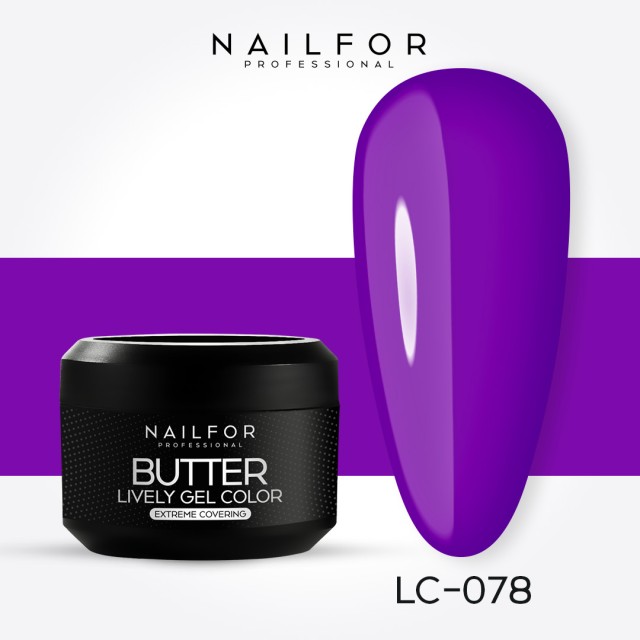 colore gel per unghie, nail art, nails Butter Alta Densità Gel Color - LC078 | Nailfor 4,19 €