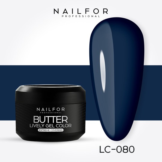 gel de couleur pour ongles, nail art , nails Gel Color haute densité Butter - LC080 | Nailfor 4,99 €