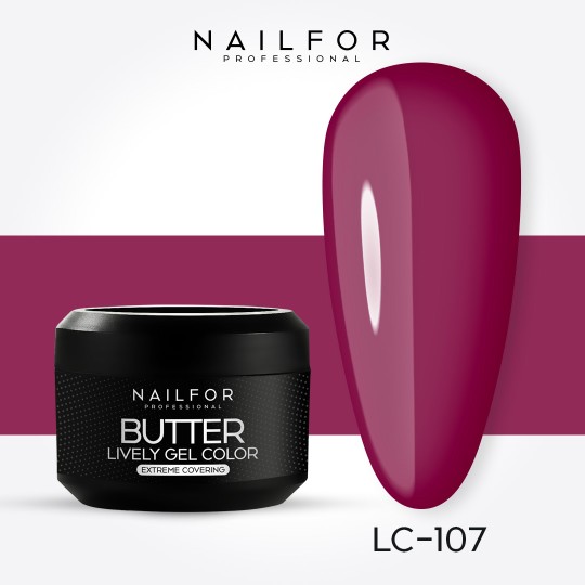 colore gel per unghie, nail art, nails Butter Alta Densità Gel Color - LC107 | Nailfor 4,99 €